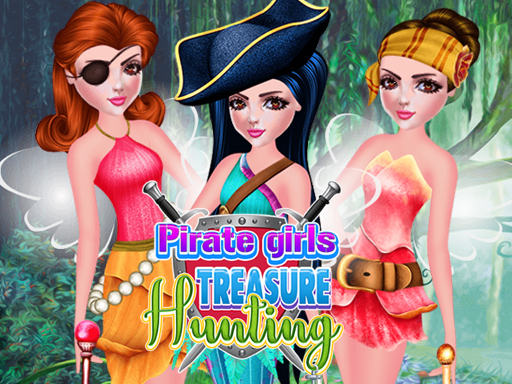Image Pirate Girls Treasure Hunting