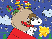 Jigsaw Puzzle: Snoopy Christmas Deliver